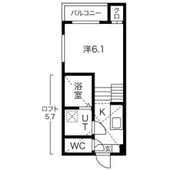 レジナス八熊の物件間取画像